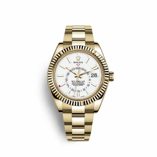 Rolex Sky-Dweller Yellow Gold / White 326938-0005 (M326938-0005)